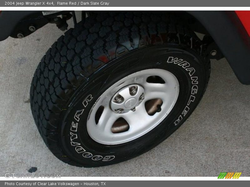 Flame Red / Dark Slate Gray 2004 Jeep Wrangler X 4x4
