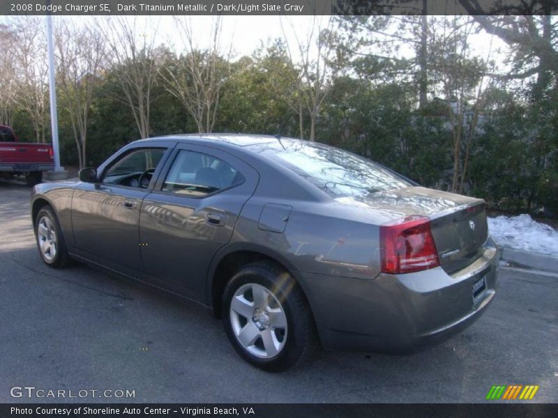 Dark Titanium Metallic / Dark/Light Slate Gray 2008 Dodge Charger SE