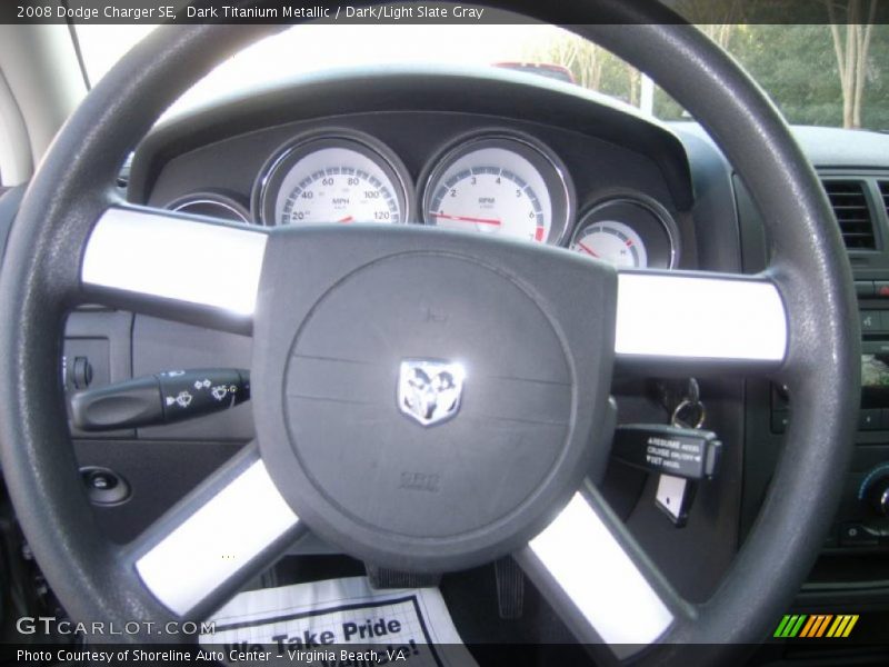 Dark Titanium Metallic / Dark/Light Slate Gray 2008 Dodge Charger SE