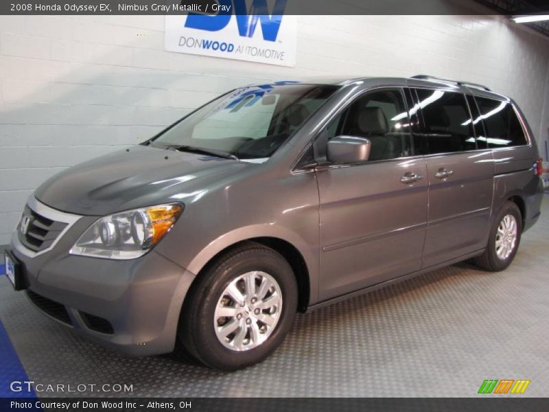 Nimbus Gray Metallic / Gray 2008 Honda Odyssey EX
