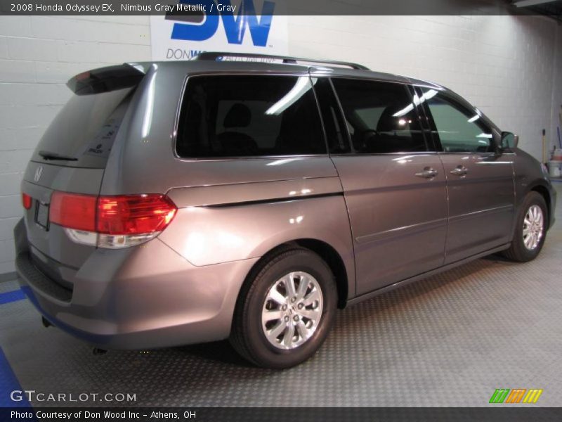 Nimbus Gray Metallic / Gray 2008 Honda Odyssey EX