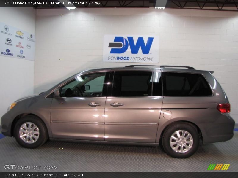 Nimbus Gray Metallic / Gray 2008 Honda Odyssey EX