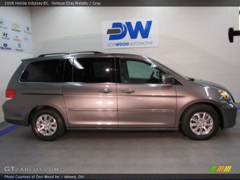 Nimbus Gray Metallic / Gray 2008 Honda Odyssey EX