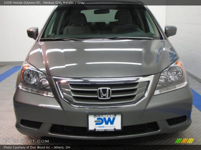 Nimbus Gray Metallic / Gray 2008 Honda Odyssey EX