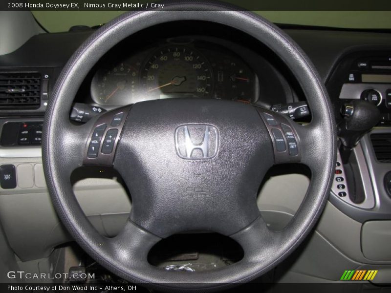 Nimbus Gray Metallic / Gray 2008 Honda Odyssey EX