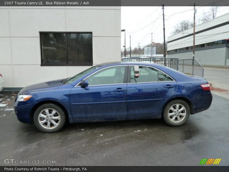 Blue Ribbon Metallic / Ash 2007 Toyota Camry LE