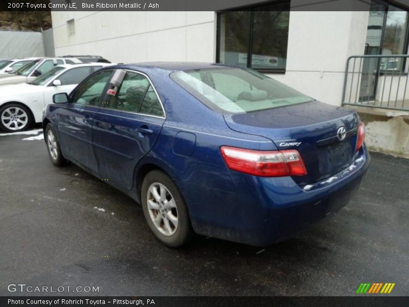 Blue Ribbon Metallic / Ash 2007 Toyota Camry LE