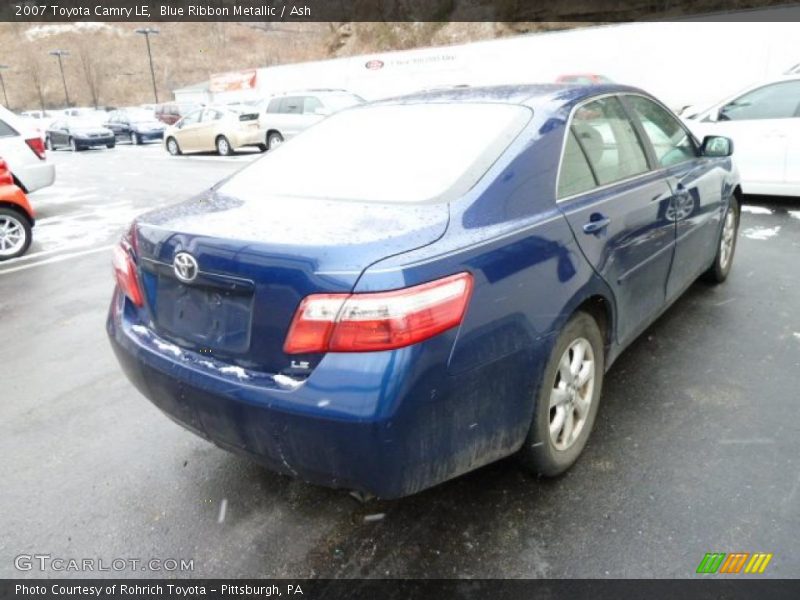 Blue Ribbon Metallic / Ash 2007 Toyota Camry LE