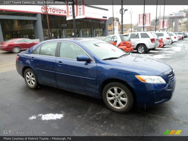 Blue Ribbon Metallic / Ash 2007 Toyota Camry LE