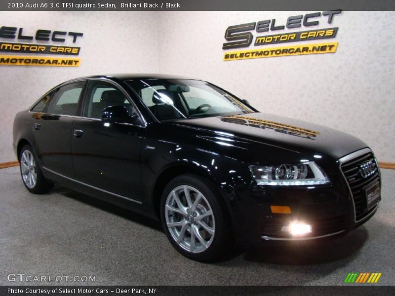 Brilliant Black / Black 2010 Audi A6 3.0 TFSI quattro Sedan