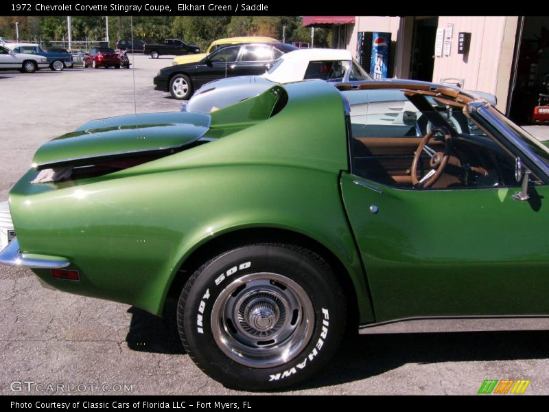 Elkhart Green / Saddle 1972 Chevrolet Corvette Stingray Coupe