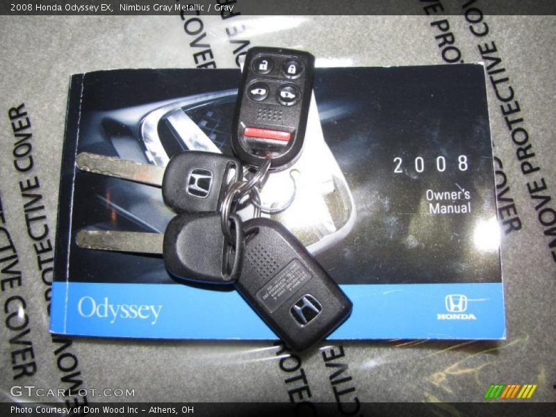 Nimbus Gray Metallic / Gray 2008 Honda Odyssey EX