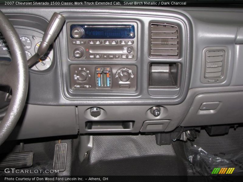 Silver Birch Metallic / Dark Charcoal 2007 Chevrolet Silverado 1500 Classic Work Truck Extended Cab