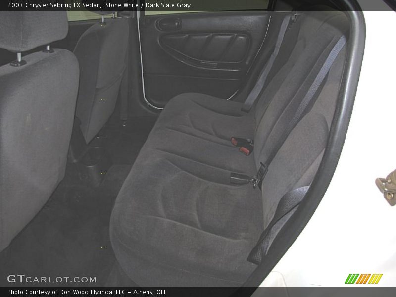 Stone White / Dark Slate Gray 2003 Chrysler Sebring LX Sedan