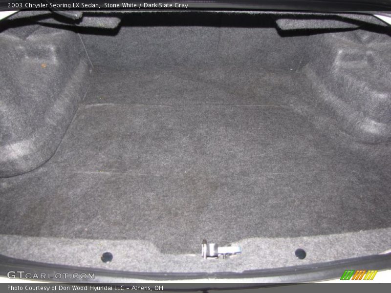 Stone White / Dark Slate Gray 2003 Chrysler Sebring LX Sedan