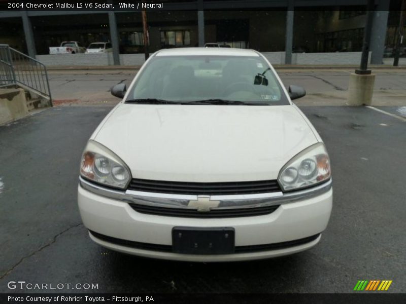 White / Neutral 2004 Chevrolet Malibu LS V6 Sedan