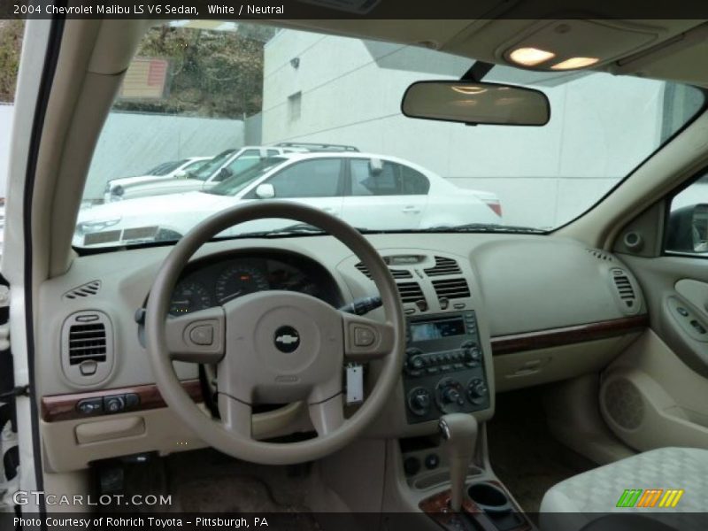 White / Neutral 2004 Chevrolet Malibu LS V6 Sedan