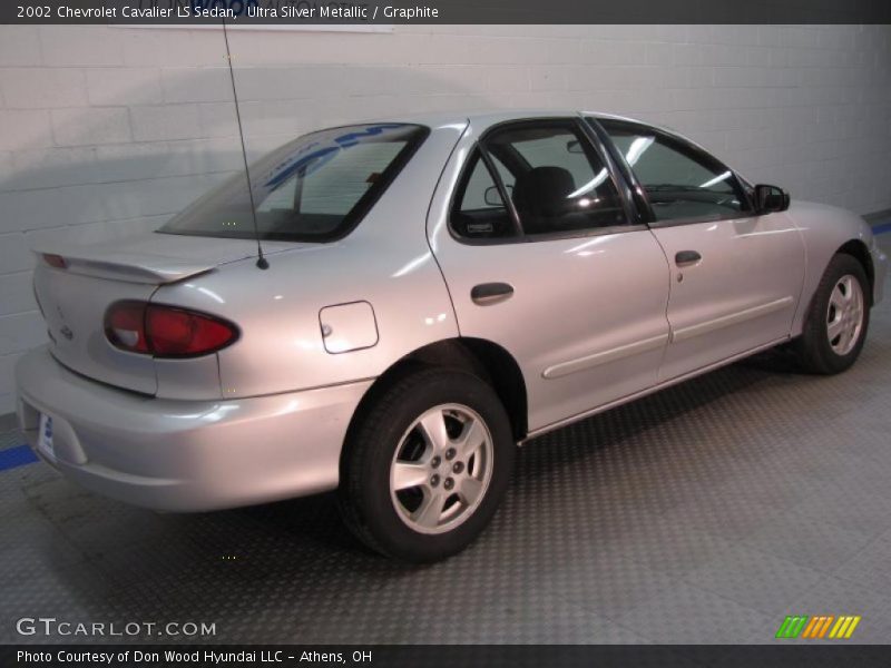 Ultra Silver Metallic / Graphite 2002 Chevrolet Cavalier LS Sedan