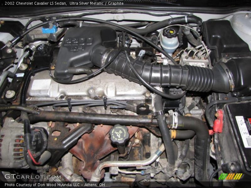  2002 Cavalier LS Sedan Engine - 2.2 Liter OHV 8-Valve 4 Cylinder