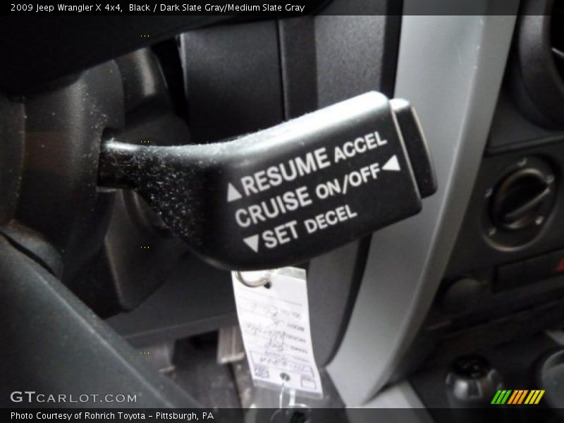 Black / Dark Slate Gray/Medium Slate Gray 2009 Jeep Wrangler X 4x4