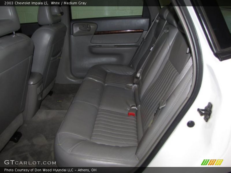 White / Medium Gray 2003 Chevrolet Impala LS