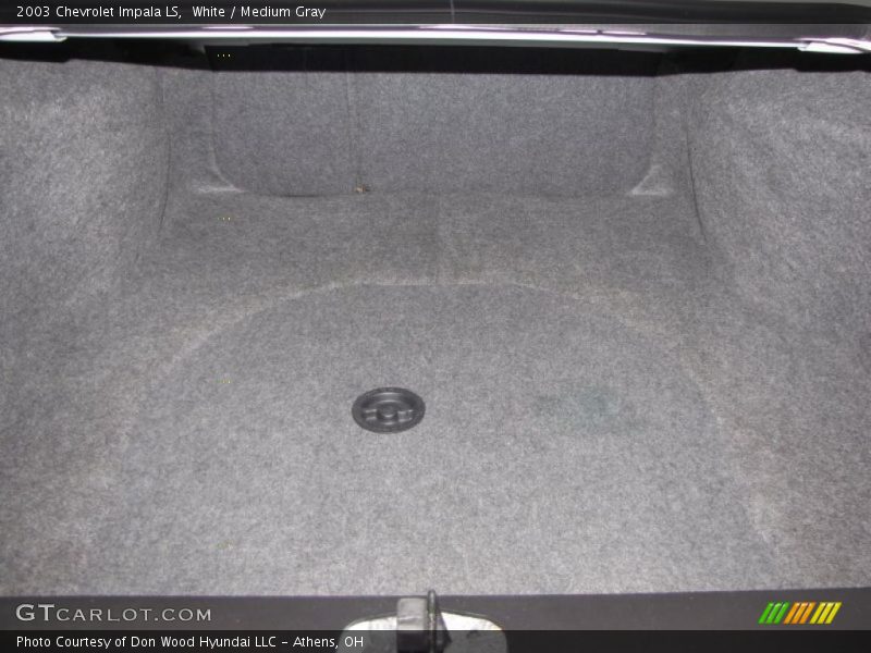 White / Medium Gray 2003 Chevrolet Impala LS