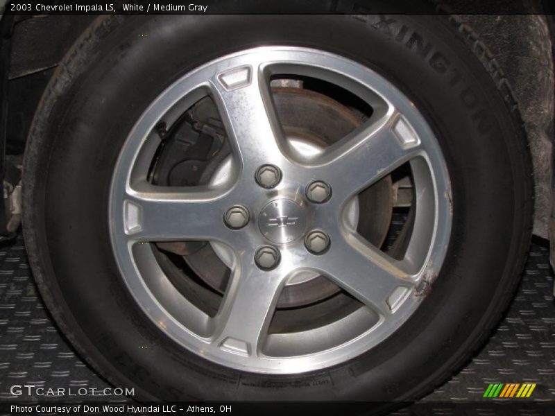 White / Medium Gray 2003 Chevrolet Impala LS
