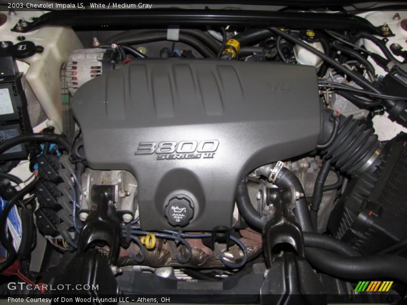 White / Medium Gray 2003 Chevrolet Impala LS