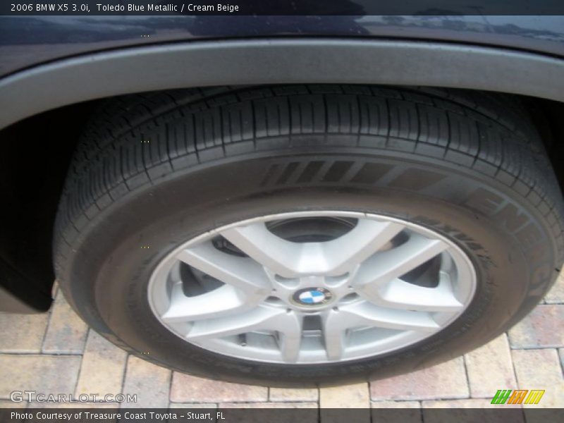 Toledo Blue Metallic / Cream Beige 2006 BMW X5 3.0i