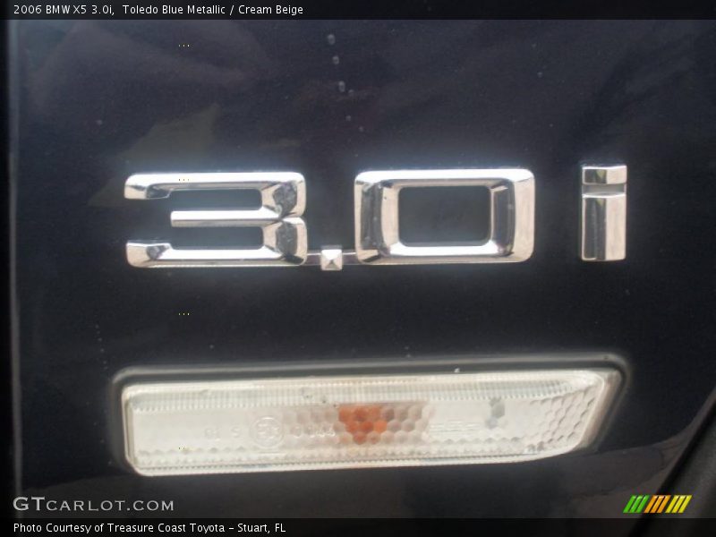 Toledo Blue Metallic / Cream Beige 2006 BMW X5 3.0i
