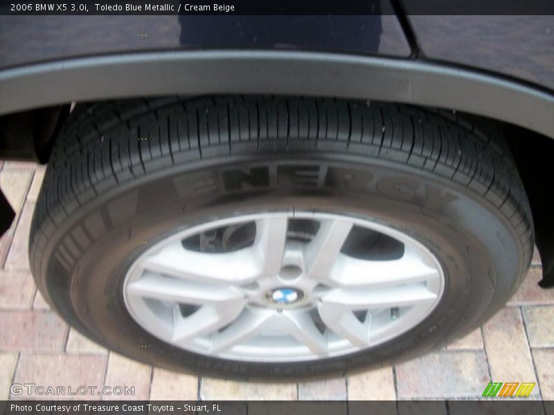 Toledo Blue Metallic / Cream Beige 2006 BMW X5 3.0i