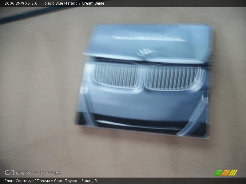 Toledo Blue Metallic / Cream Beige 2006 BMW X5 3.0i