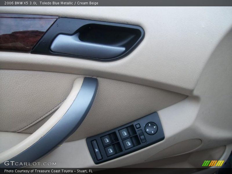 Toledo Blue Metallic / Cream Beige 2006 BMW X5 3.0i
