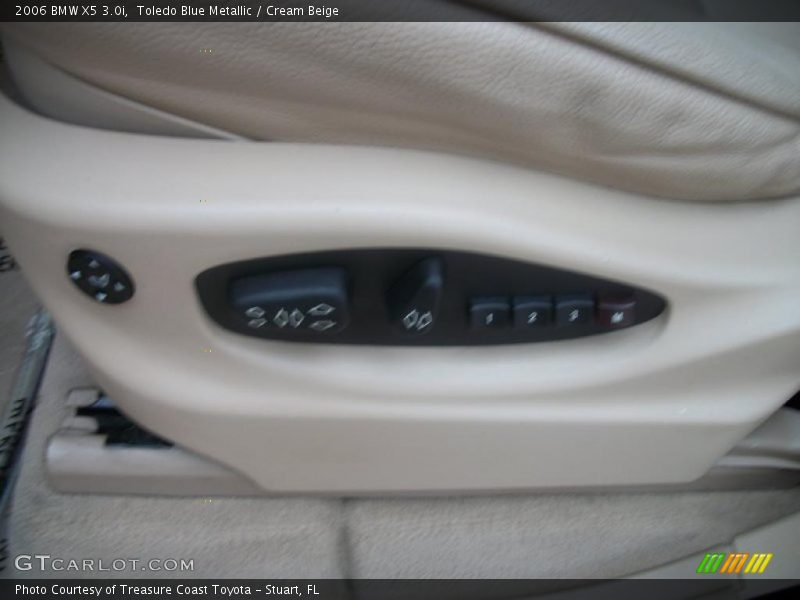Toledo Blue Metallic / Cream Beige 2006 BMW X5 3.0i