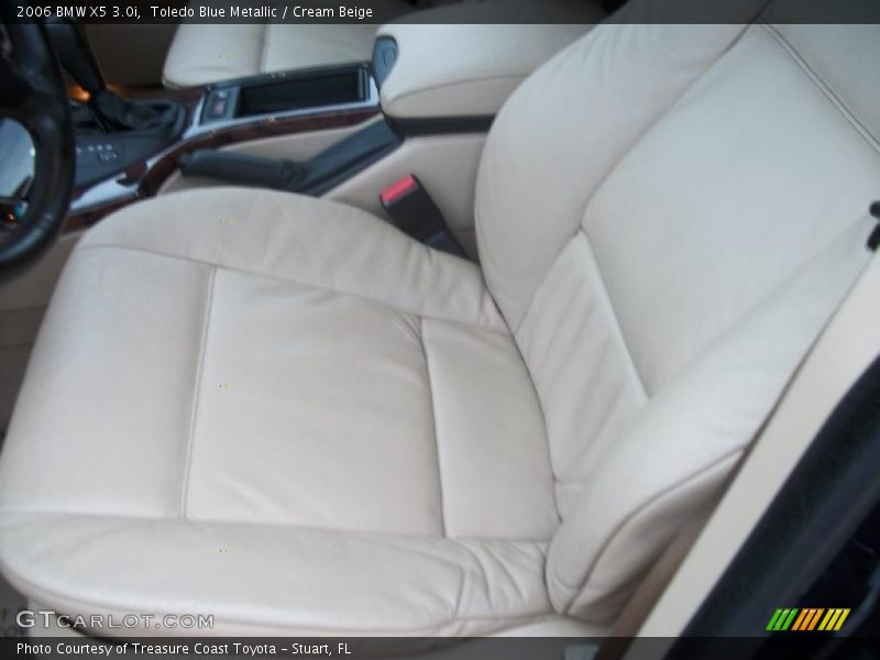 Toledo Blue Metallic / Cream Beige 2006 BMW X5 3.0i