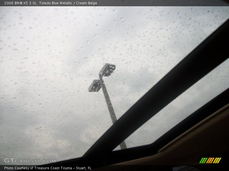 Toledo Blue Metallic / Cream Beige 2006 BMW X5 3.0i
