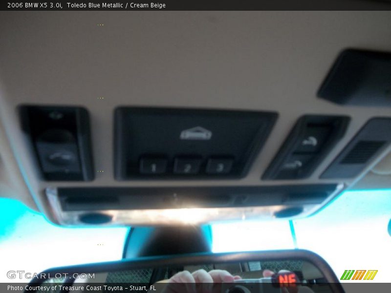 Toledo Blue Metallic / Cream Beige 2006 BMW X5 3.0i