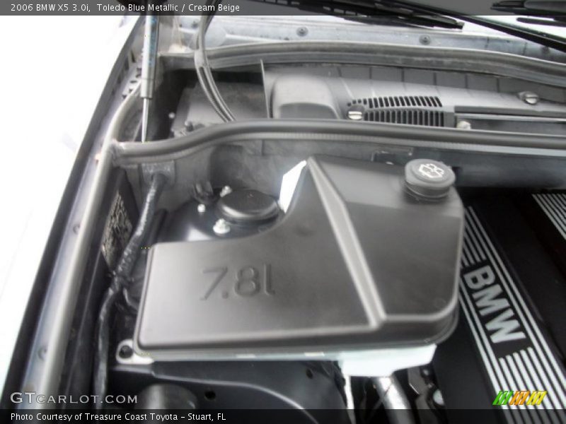 Toledo Blue Metallic / Cream Beige 2006 BMW X5 3.0i