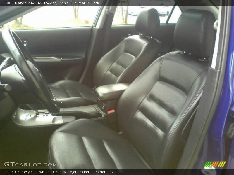  2003 MAZDA6 s Sedan Black Interior
