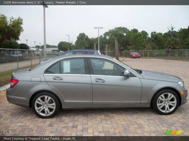 Pewter Metallic / Grey 2008 Mercedes-Benz C 300 Luxury