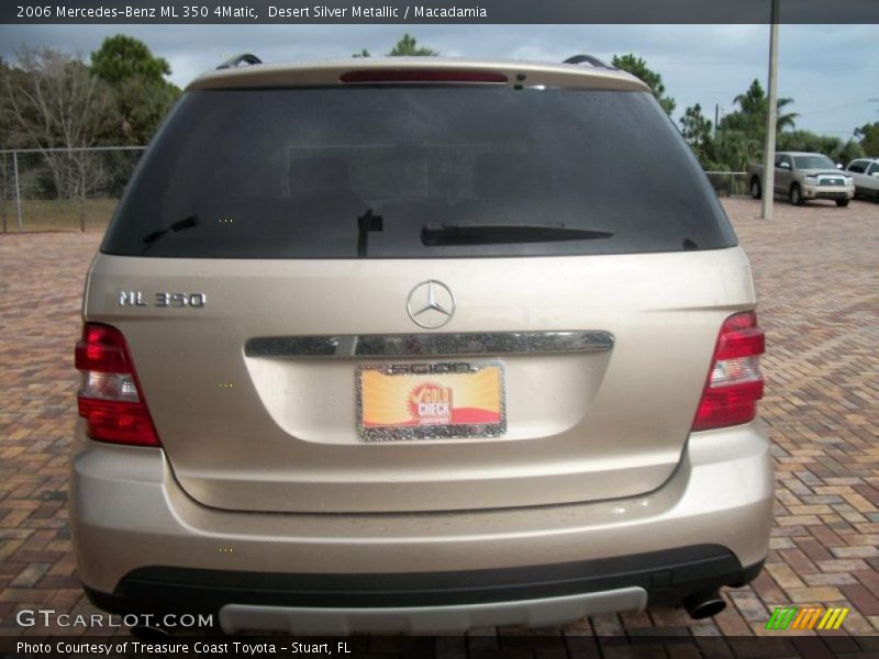 Desert Silver Metallic / Macadamia 2006 Mercedes-Benz ML 350 4Matic