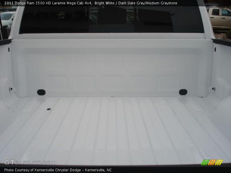 Bright White / Dark Slate Gray/Medium Graystone 2011 Dodge Ram 3500 HD Laramie Mega Cab 4x4