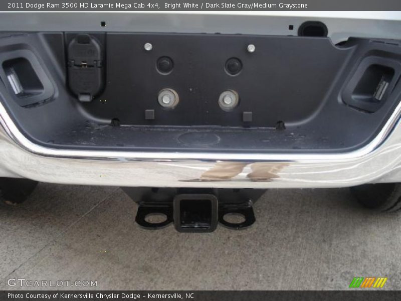 Bright White / Dark Slate Gray/Medium Graystone 2011 Dodge Ram 3500 HD Laramie Mega Cab 4x4