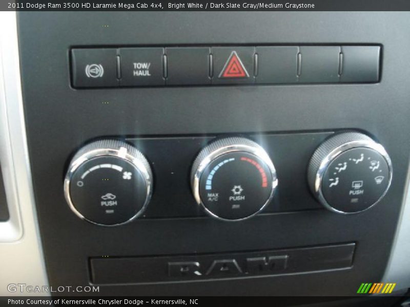Controls of 2011 Ram 3500 HD Laramie Mega Cab 4x4