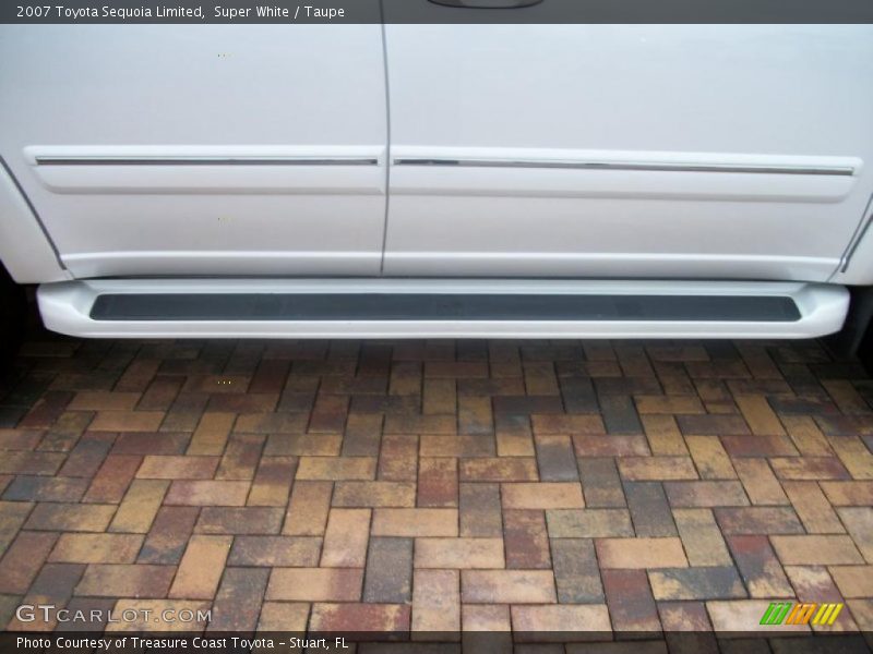 Super White / Taupe 2007 Toyota Sequoia Limited