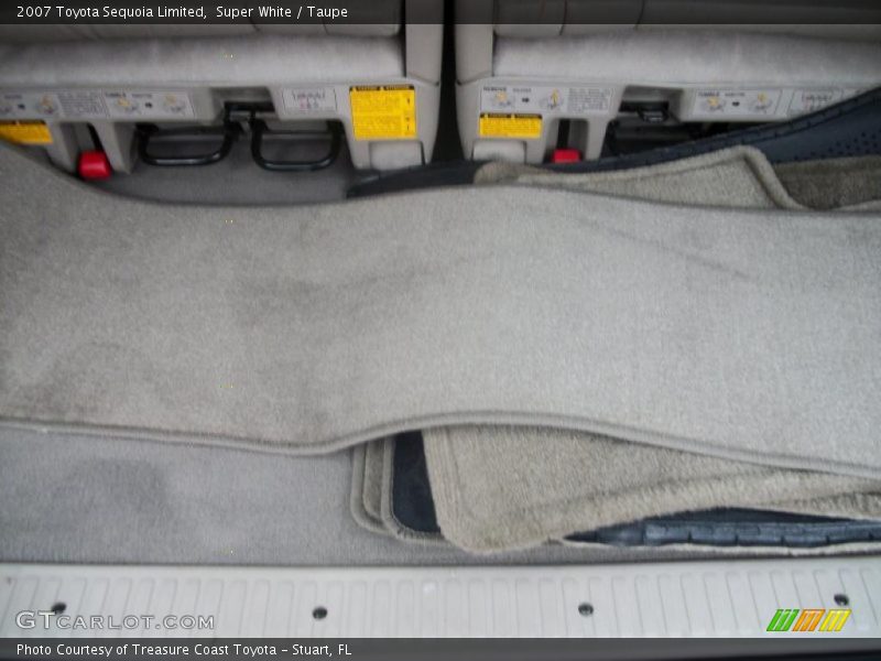 Super White / Taupe 2007 Toyota Sequoia Limited