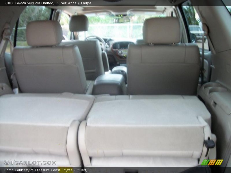 Super White / Taupe 2007 Toyota Sequoia Limited