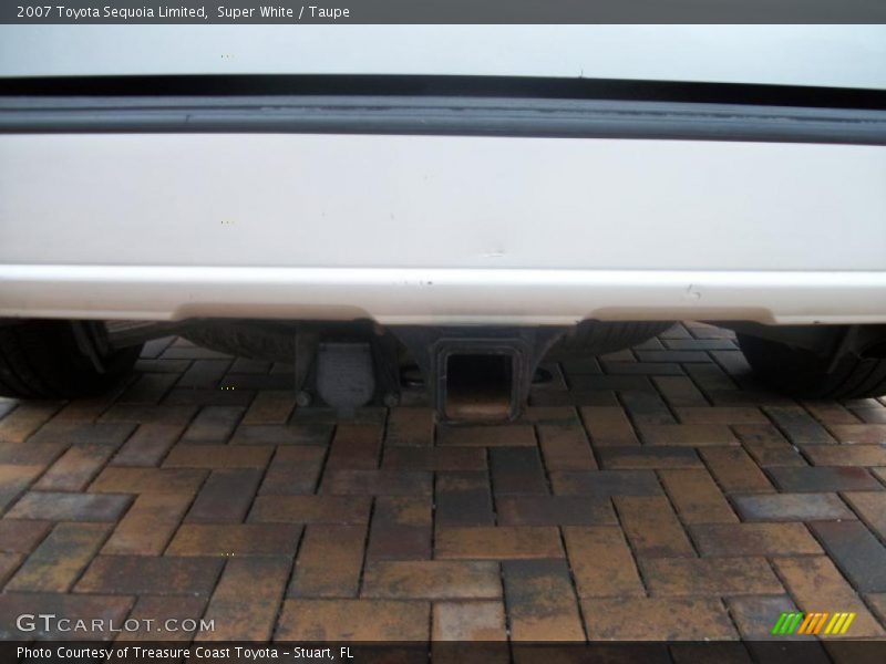 Super White / Taupe 2007 Toyota Sequoia Limited