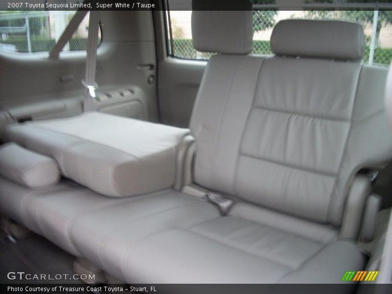 Super White / Taupe 2007 Toyota Sequoia Limited