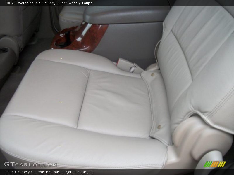 Super White / Taupe 2007 Toyota Sequoia Limited